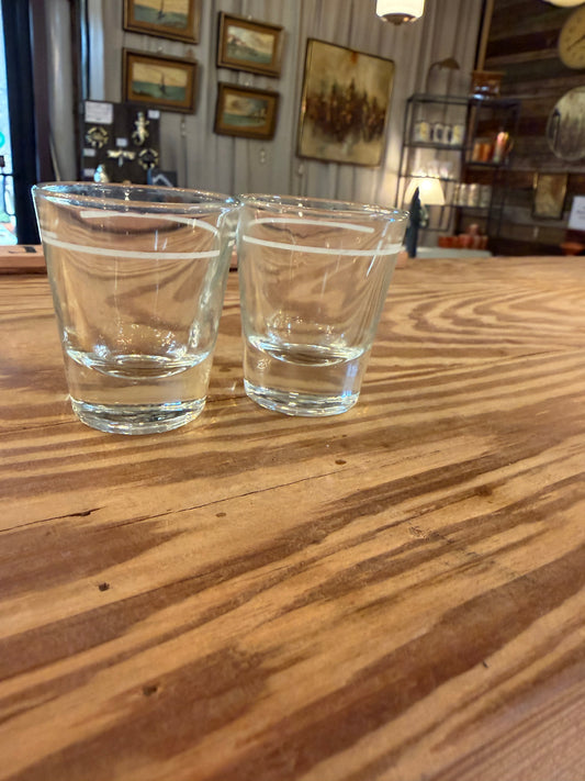 Vintage Libby Shot Glass Set of 2