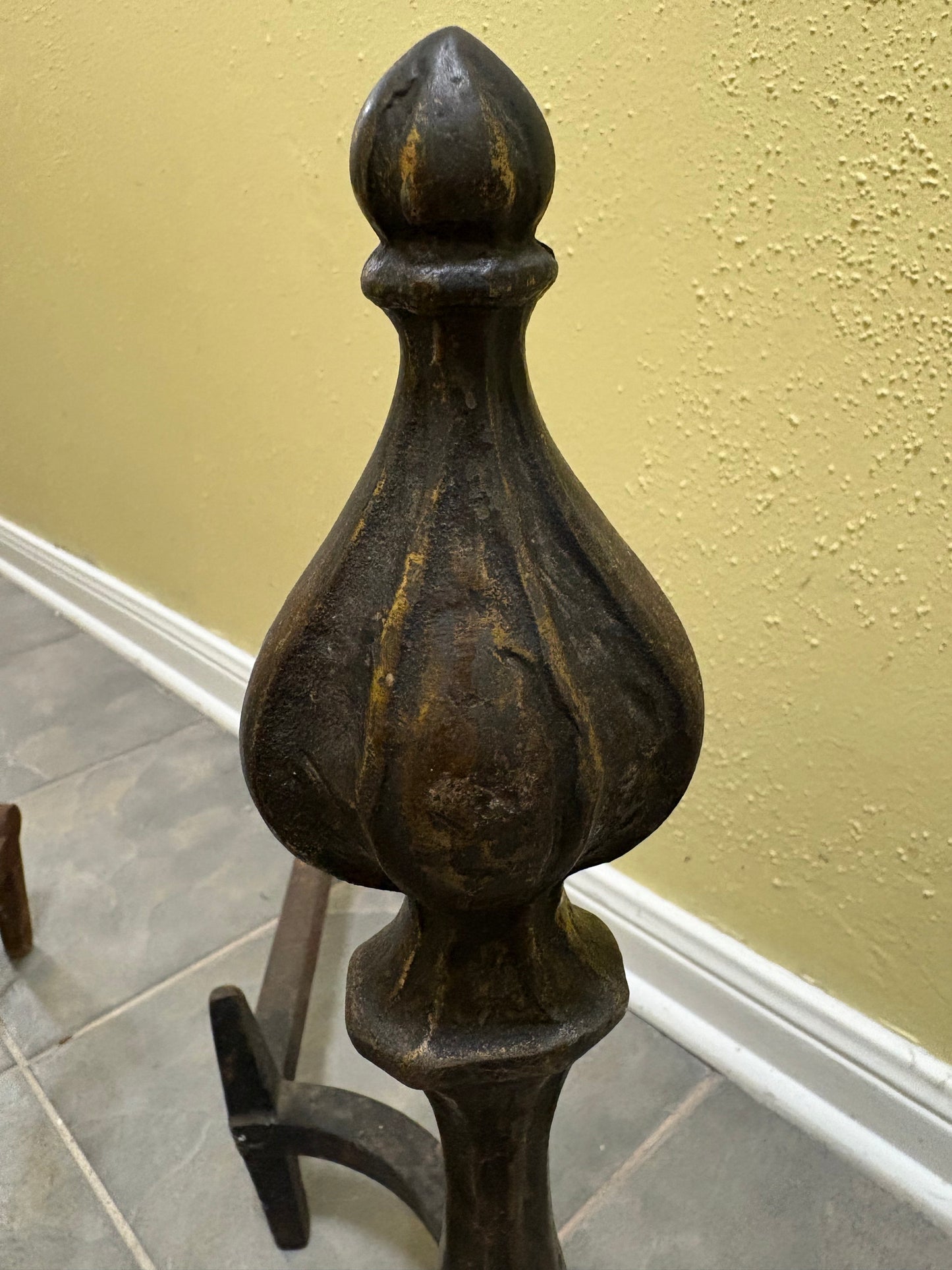 Antq. Andirons(2) CSMS