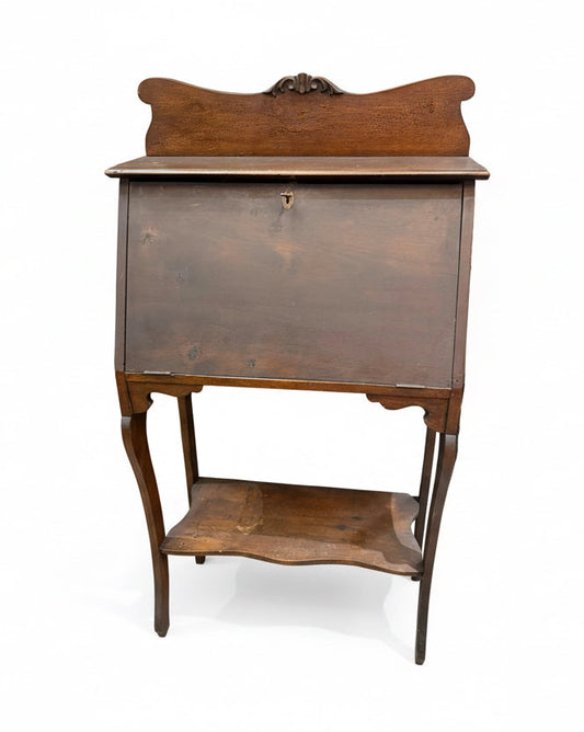 Antique Larkin Style drop front secretary desk