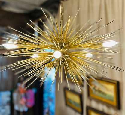 Vtg. Urchin Chandelier CS