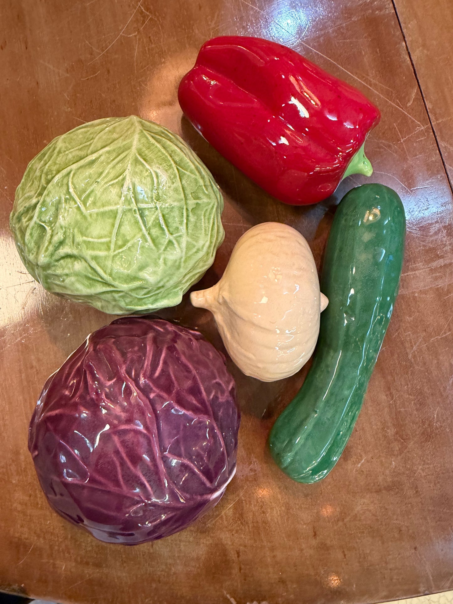 Ceramic Assorted Vegetable Set of 5 CSSB