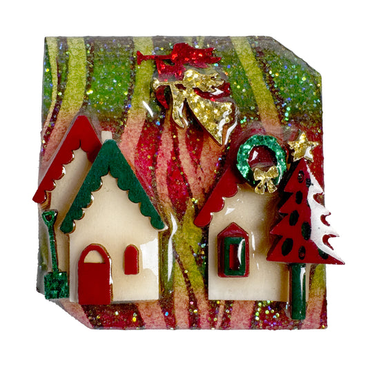 Christmas House Pin CSBH