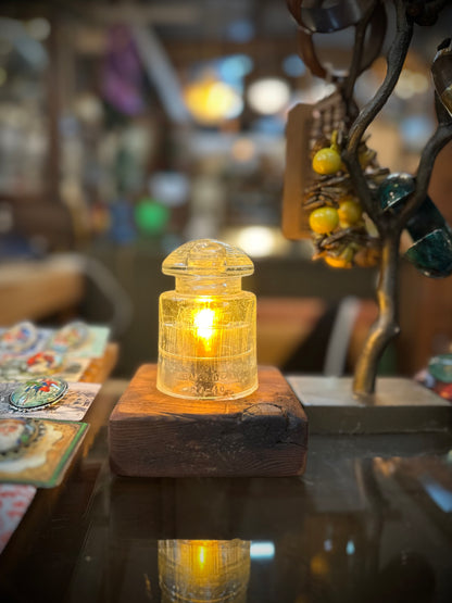 Vtg. Hemingray Insulator Lamp