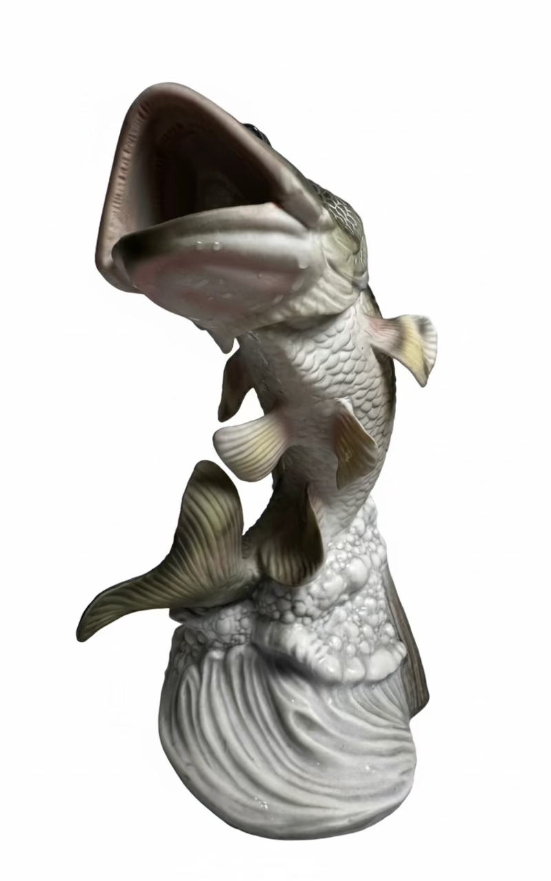 Homco Bass Signed Statue CSBH