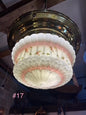 Vintage Hand Painted "Wedding Cake" Fixture