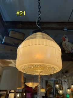 1930's Art Deco Pendant Light