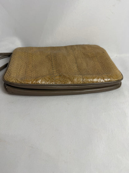 Vintage J. Renee genuine snakeskin crossbody purse bag CSHW