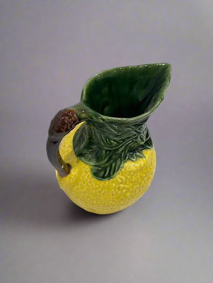 Majolica Orange Vase