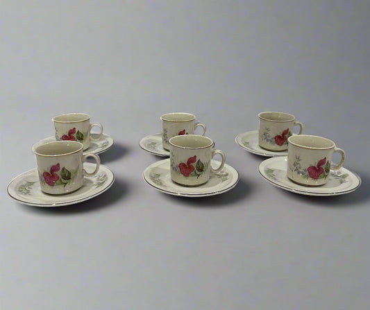 Espresso Cup and Platter Set