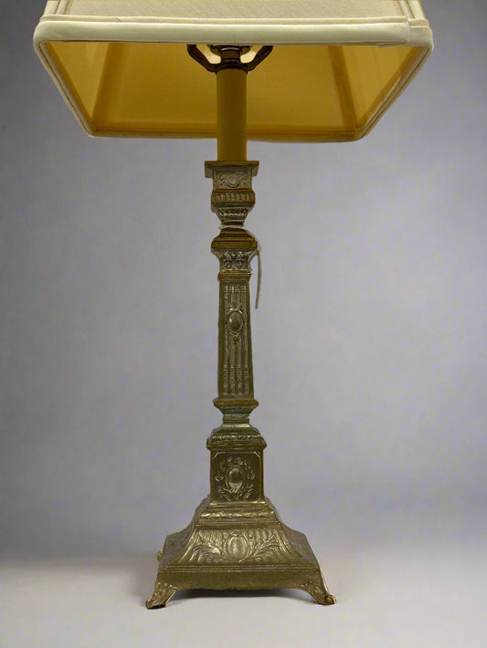 Neo-Classic Brass Office Lamp