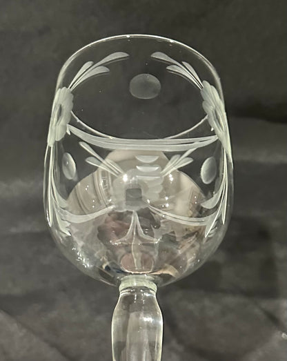 Set of Crystal Wine Goblets (Set of 6)