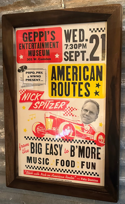 Nick Spitzer Tour Poster