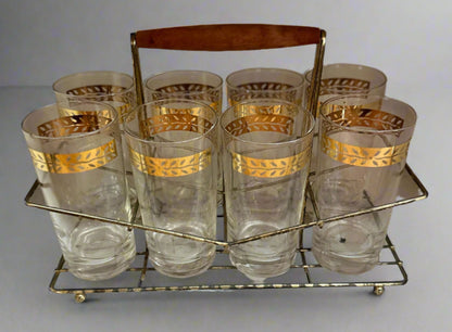 8 Piece Glassware With Caddy