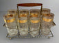 8 Piece Glassware With Caddy