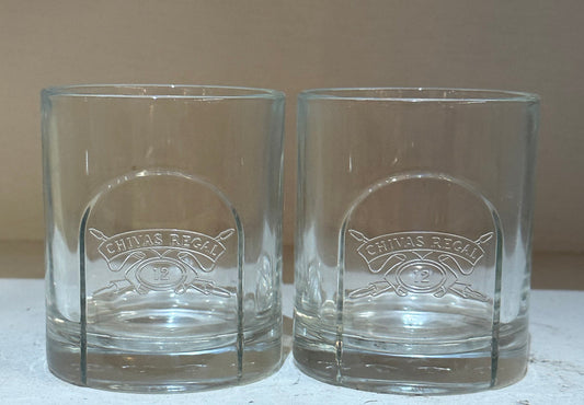 Chivas Regal Millennial Glass Pair CSBH in DOF