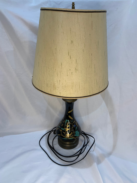 Black Opaline Table Lamp