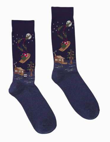 Bonfolk - Cajun Christmas Socks
