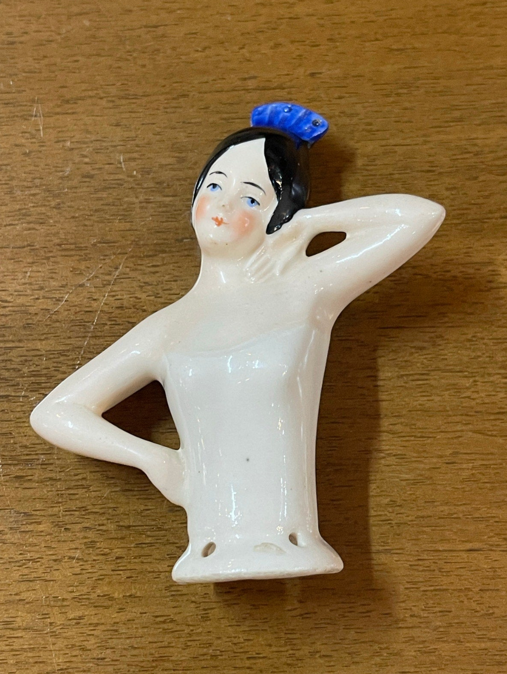 Vtg Pin Cushion Half-Doll