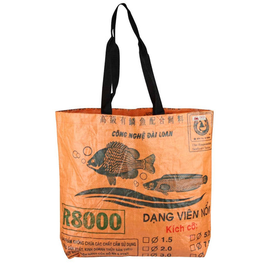 Orange Shopping Tote