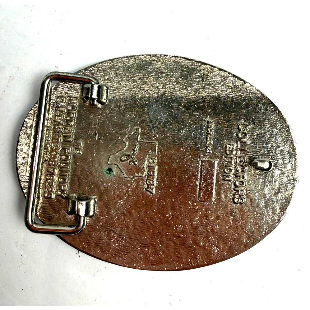 Vintage Fork Shooting Park Spring Open 2nd Place Engraved Belt Buckle