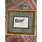 Antique 1800's The Naturalist's LIbrary Hummingbird Hand-Colored Engraving Framed