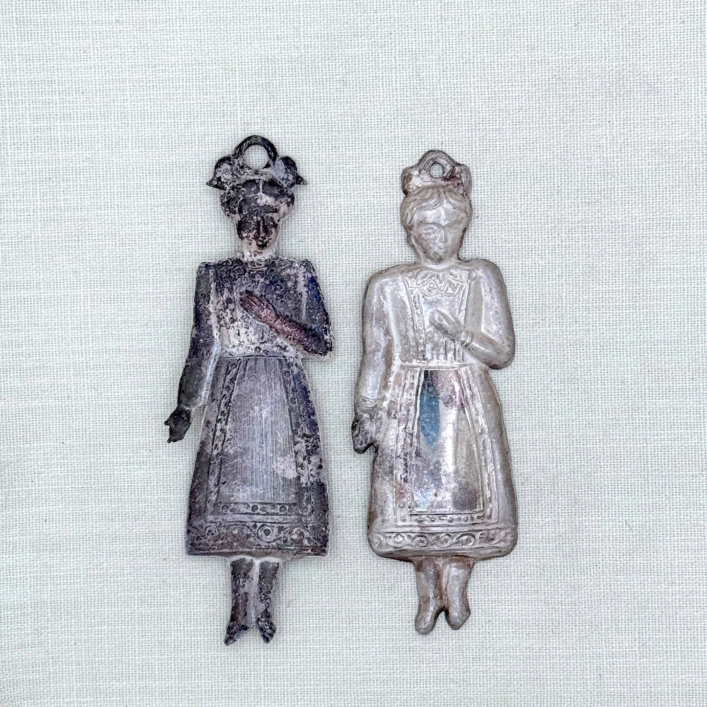 Old Italian Exvoto - Small Woman, Italy