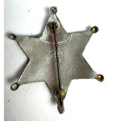 Vintage Apache Police San Carlos Arizona Star Badge – Collectible