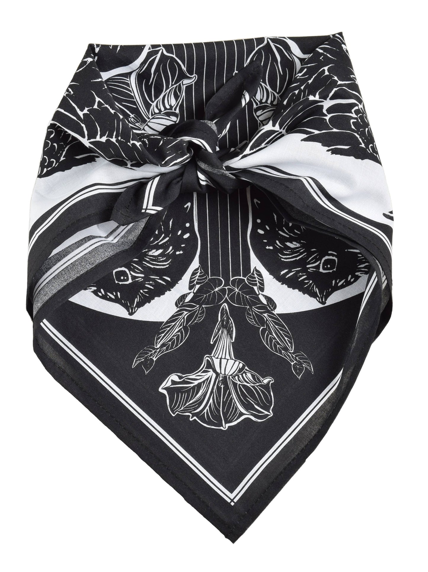 Crow Bandana - Dark Black
