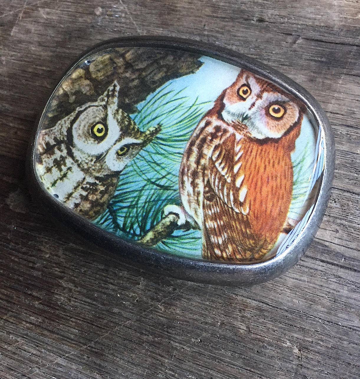 Belt buckle, bird