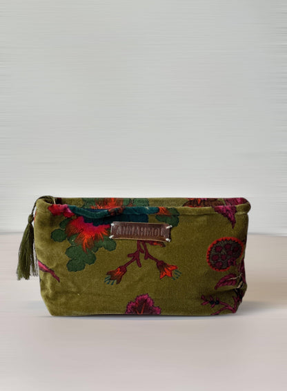 Velvet Makeup Pouch: Assorted Prints