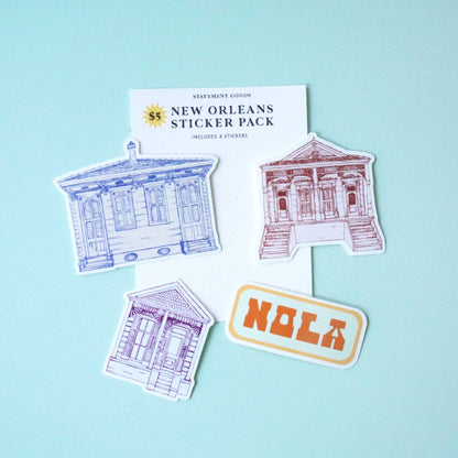 New Orleans Sticker Pack - Yellow Star
