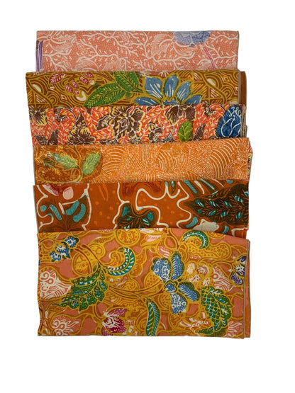 Batik Napkins-Varied color & pattern set/3