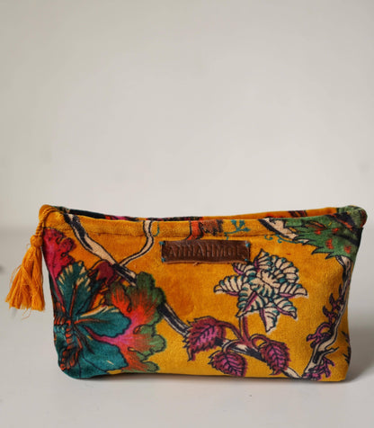Velvet Makeup Pouch: Assorted Prints