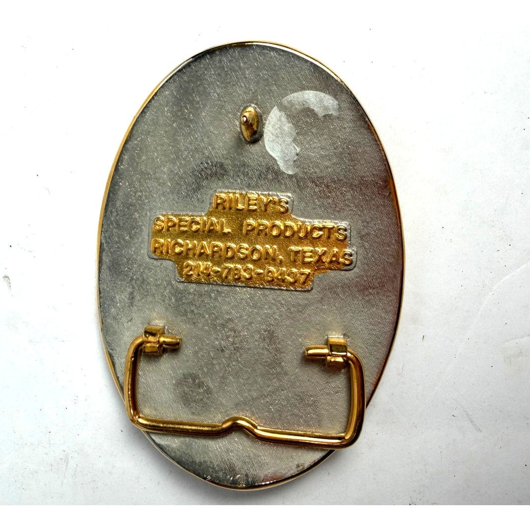 Vintage TISHA 1st Place Skeet Shooting Belt Buckle