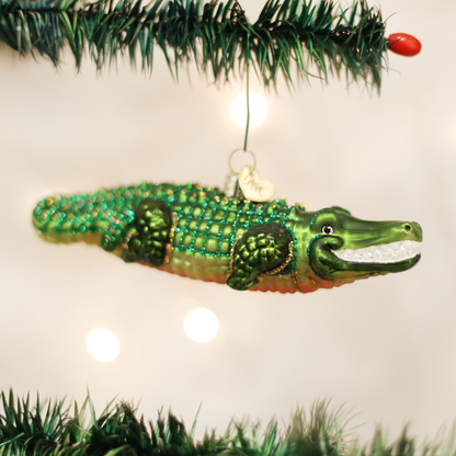 Alligator Christmas Ornament