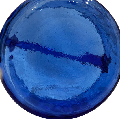 Hand-blown glass basket CSBH