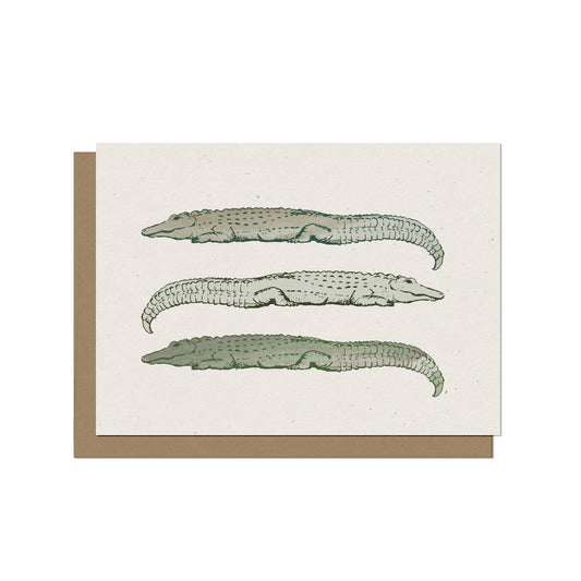 Lazy Alligators Blank A2 Card