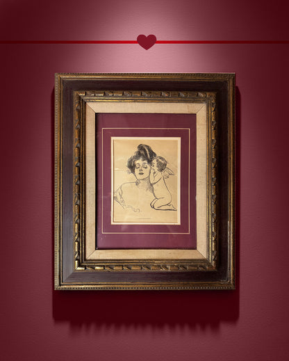 Framed Gibson Girl "Conspirators" Wall Art CSBH