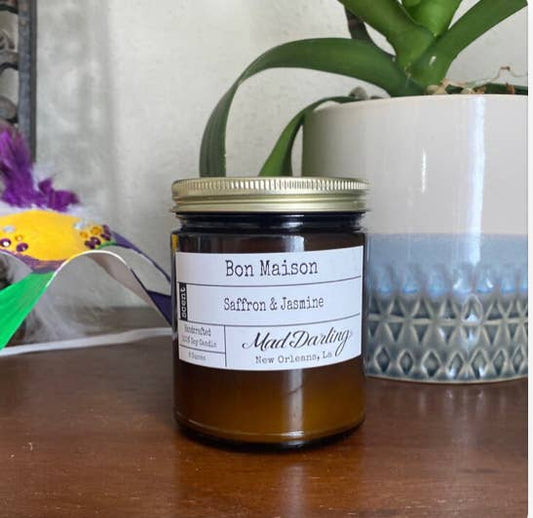 Bon Maison Saffron & Jasmine Jar/Filled Candle
