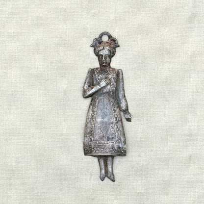 Old Italian Exvoto - Small Woman, Italy