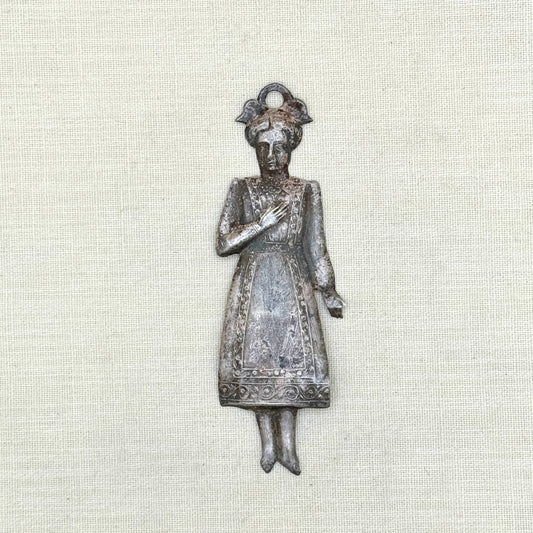Old Italian Exvoto - Small Woman, Italy