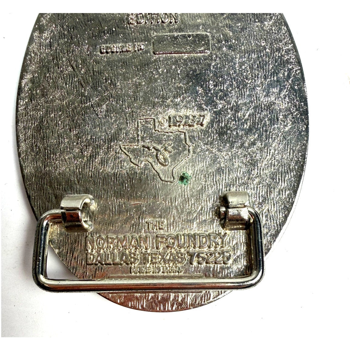 Vintage Fork Shooting Park Spring Open 2nd Place Engraved Belt Buckle