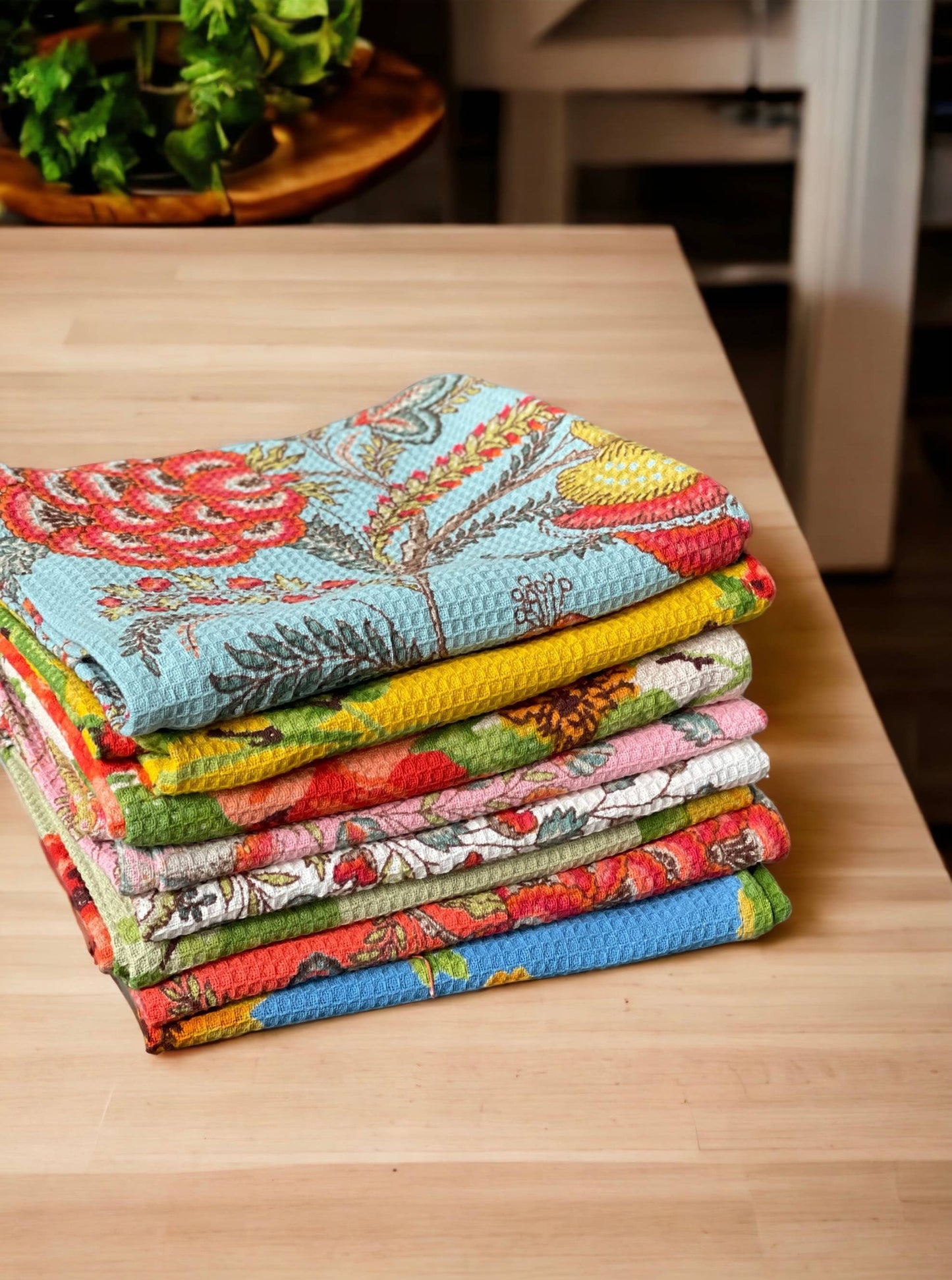 Vintage Print Inspired Kitchen Towels