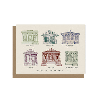 Homes of New Orleans Home Blank Card