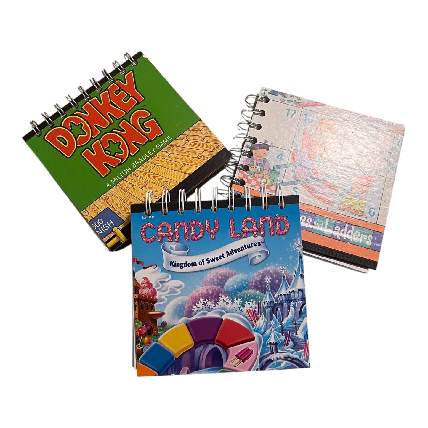 Upcycled Hand Made Board Game (5x5") Journal (min 5)