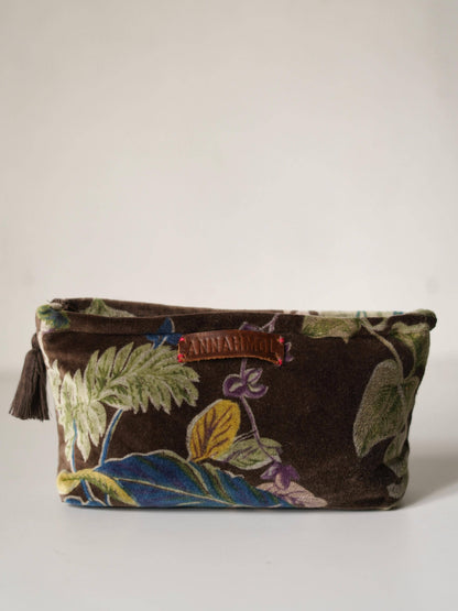 Velvet Makeup Pouch: Assorted Prints