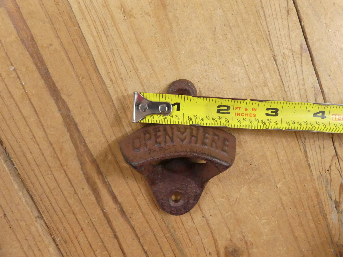 "Open Here"Cast Iron Bottle Opener