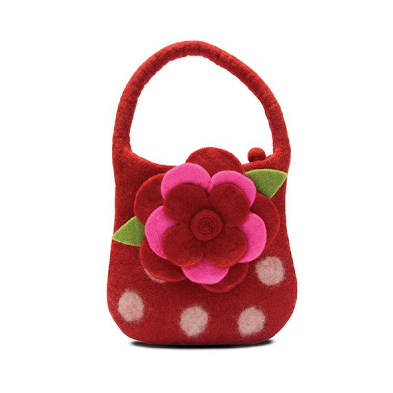 Flower Layers Polka Dot Bag