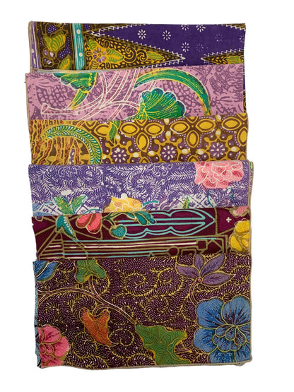 Batik Napkins-Varied color & pattern set/3