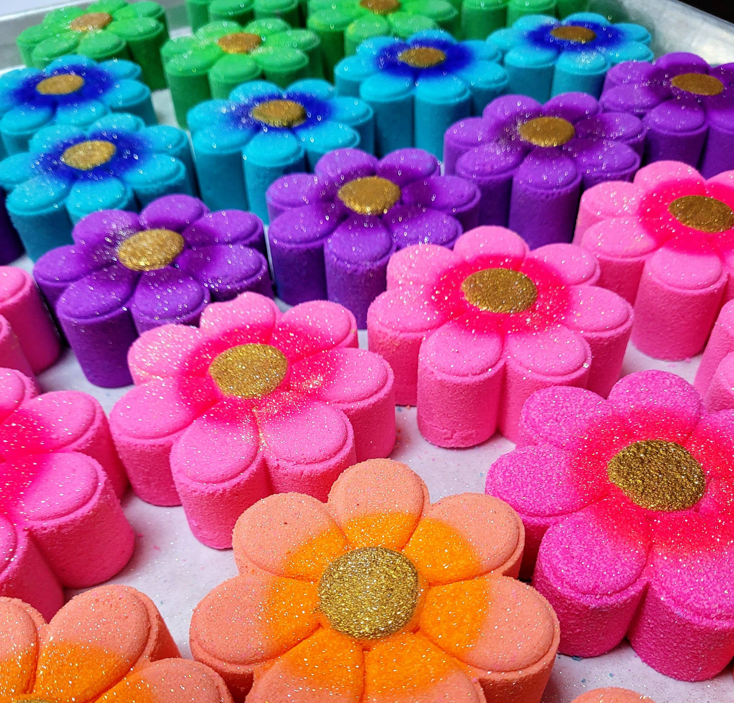 Flower Power  Bath Bombs